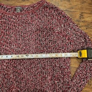 Eddie Bauer Red and Black Knit Sweater